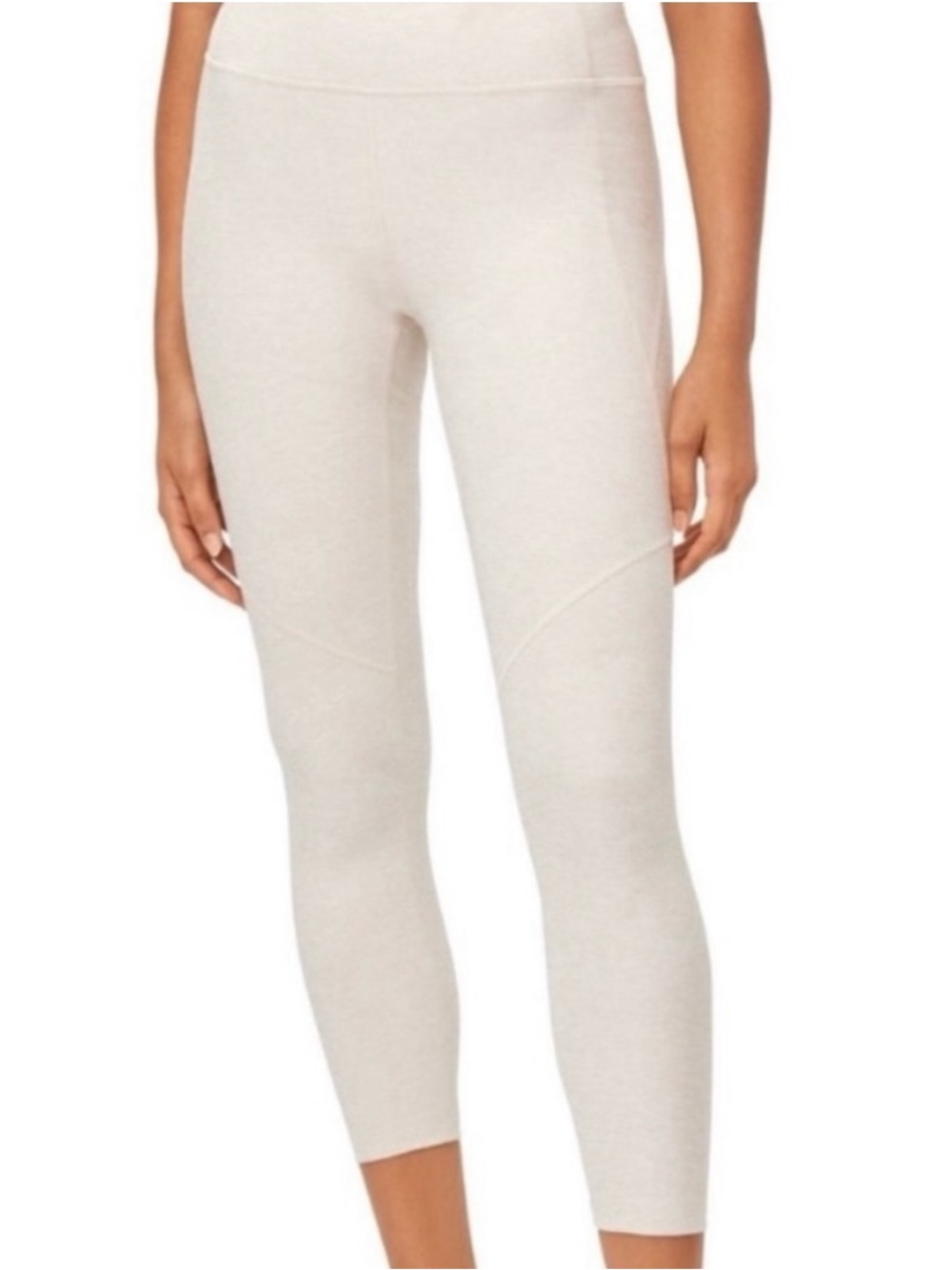 Outdoor Voices Warm Up Heather Oatmeal 3/4  Women’s Leggings Large